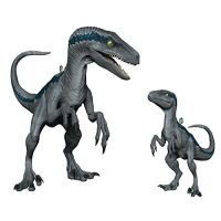 Jurassic World Dominion Velociraptor Blue Keepsake Ornament 2022