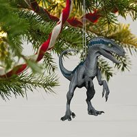 Jurassic World Dominion Velociraptor Blue Keepsake Ornament 2022 - Image 5