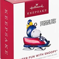 Winter Fun With Snoopy Keepsake Mini Ornament 2022 - Image 2