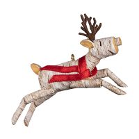 Birch Reindeer Keepsake Ornament 2022