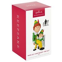 Papa Elf And Buddy The Elf Keepsake Ornament 2022 - Image 5