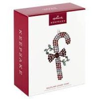 Dazzling Candy Cane Keepsake Ornament 2022 - Image 2