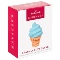 Sparkly Soft Serve Hallmark Keepsake Mini Ornament 2022 - Image 2
