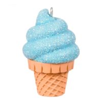 Sparkly Soft Serve Hallmark Keepsake Mini Ornament 2022