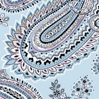 Vera Bradley Cotton Ultimate Travel Case - Soft Sky Paisley - Image 4