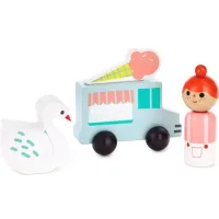 Hallmark's "learn + play + discover" Wood Playset - Ice Cream Truck - Image 2