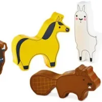 Hallmark's "learn + play + discover" Wood Playset - Animals - Image 2