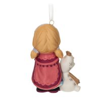 Disney Precious Moments Frozen Anna and Olaf Porcelain Keepsake Ornament 2024 - Image 3