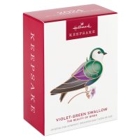 The Beauty of Birds Violet-Green Swallow Keepsake Ornament 2024 - Image 4