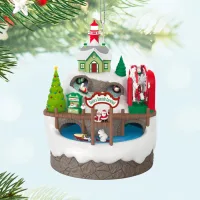 Santa's Seaside Carnival Musical Keepsake Ornament 2024