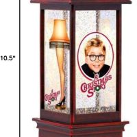 A Christmas Story Glitter Lantern - Leg Lamp Holiday Traditional Light Up Decoration - Indoor Seasonal Festive Decor for Centerpiece, Mantle, Tabletops at Christmas - Image 2