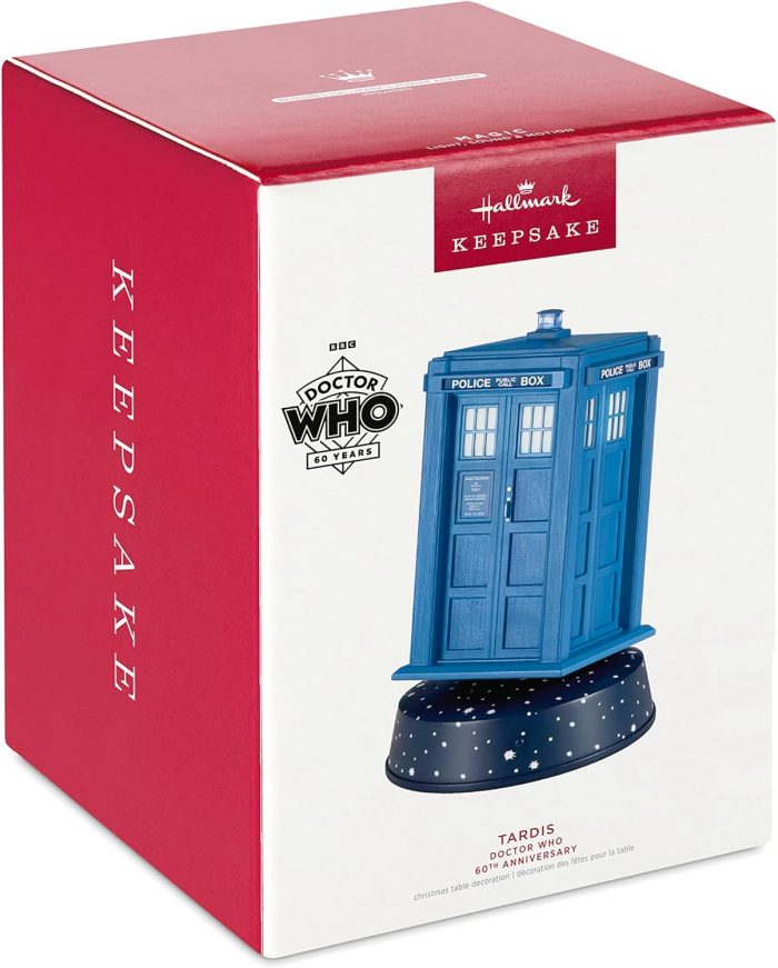 Hallmark Keepsake Tabletop Decoration - Doctor Who 60th Anniversary TARDIS With Light, Sound and Motion - Image 3