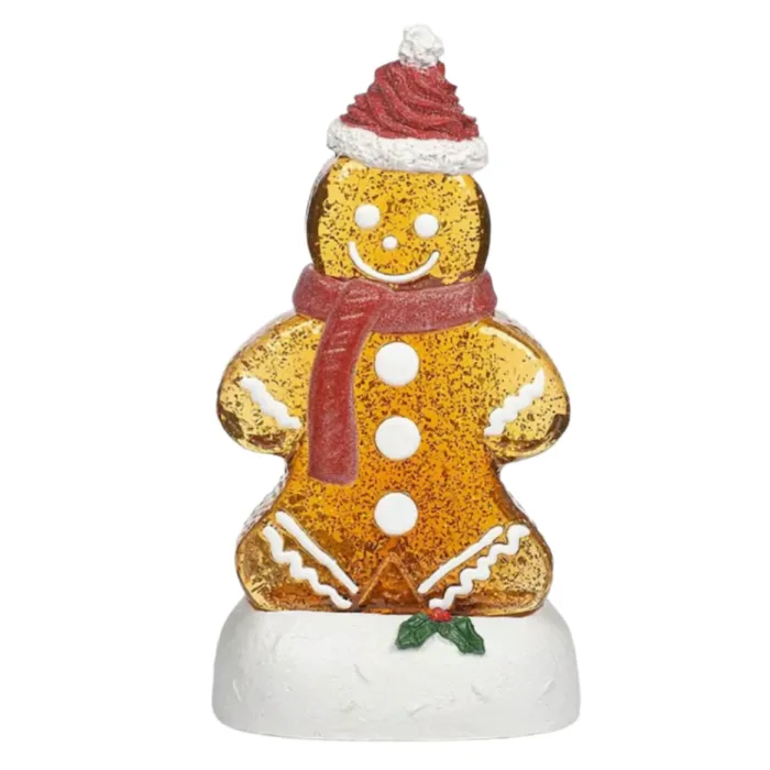 Roman Light & Swirl Gingerbread Man