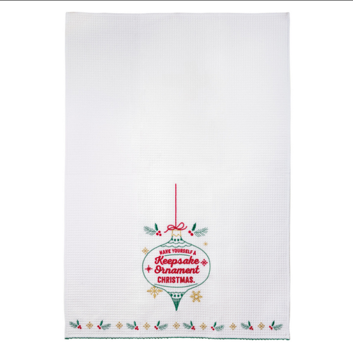 Hallmark Keepsake Ornament Christmas Tea Towel - Image 2