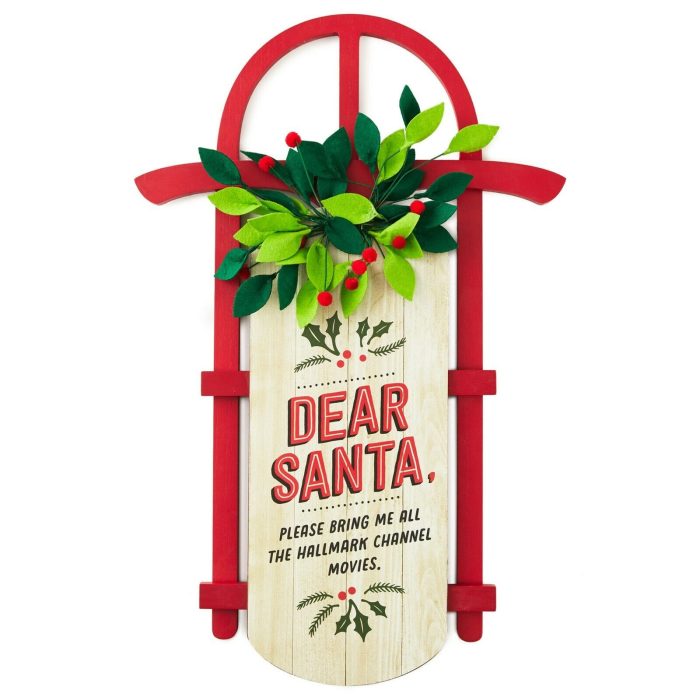 Hallmark Channel Decorative Christmas Sled